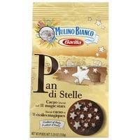 Mulino Bianco Barilla Pan di Stelle Cacao Biscuit and Magic Stars, 5. Oz