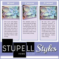 Stupell Industries Apstraktna boja krajolika slika platno zidna umjetnost, 30, bythird i zid