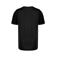 Pobjednička majica s uzorkom za dječake u crnoj boji srednje veličine