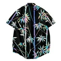 Havajske košulje za muškarce, dječja košulja kratkih rukava s cvjetnim uzorkom, bluza za zabave na plaži, ležerni vrhovi na kopčanje