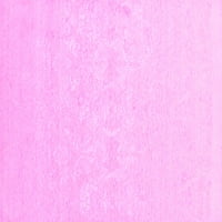 Moderni pravokutni tepisi za unutarnje prostore, Jednobojni ružičasti, 4' 6'