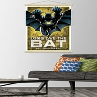 Stripovi-Batman - zidni plakat za 80. obljetnicu s drvenim magnetskim okvirom, 22.375 34