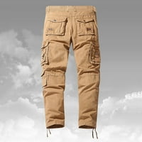 Muške Casual hlače, hlače s više džepova, ravne obične hlače Na otvorenom, modne široke hlače