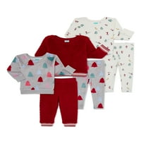 Ganimals Baby and Toddler Girls 'Mi i Match Outfits Kid Pack, 6 komada, veličina mjeseci-5t