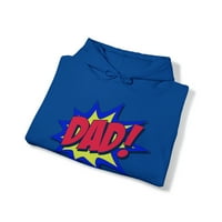 Majica s kapuljačom s superherojskim tatom, veličine od 5 inča