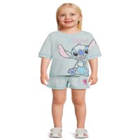 Lilo & Stitch Toddler Girls Tee and Shorts Set, 2-komad, veličine 12m-5T