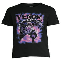 Venom Marvel Purple Smoke muške i grafičke majice velikih muškaraca