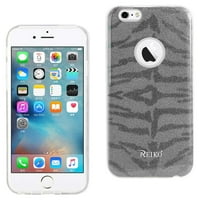 IPhone 6s Sjaj svjetlucavi Shimmer Tiger Stripe hibridni futrola u sivoj boji za upotrebu s Apple iPhone 6s 6-pack