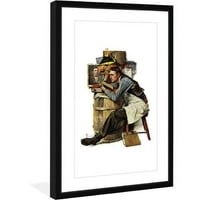 Marmont Hill Student prava Norman Rockwell Framed Art Print