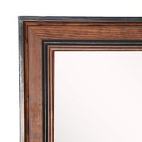 Zidno ogledalo, dimenzije: 15,5, 15,5, 0,75, okvir okvira: Bor