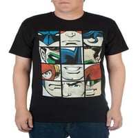 Muška puzzle majica s likovima Justice League u stripovima
