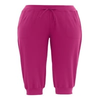 Atletic Works Women Plus French Terry Capri Jogger
