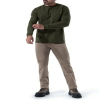 Wrangler radna odjeća muške i velike muške košulje s džepom dugih rukava, veličine S-5xl