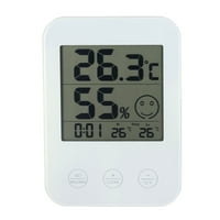 Digitalni higrometar, sobni termometar s velikim LCD zaslonom za mjerenje razine udobnosti u uredu