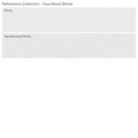 Zbirka prilagođenih refleksija, 2 Bežični bledani sjenila, bijela bijela, 1 4 Širina 72 Duljina
