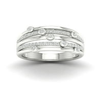 1 4CT TDW Diamond 10K Dijamantni prsten bijelog zlata