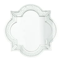 Zidno ogledalo 99 39 srebrno u obliku četverokuta