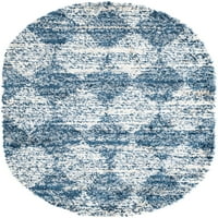 Rugs.com tepih od 5 ' 8 ' ovalnog plavog tepiha od hrpe idealan je za dnevne sobe, velike blagovaonice, otvorene tlocrte