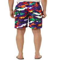 Jedinstveni prijedlozi muške ljetne kratke hlače za plivanje s elastičnim pojasom u boji bloka