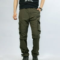 Modne muške odvojive hlače s Više džepova, vanjske sportske hlače, prevelike teretne hlače