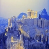 Panorama slike od _74767 _ Akropola Atena Grčka ispis plakata od _ - 12