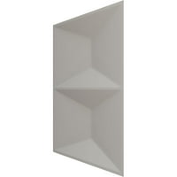 Ekena Millwork 7 8 W 7 8H Dekorativna 3D стеновая ploča Aberdeen EnduraWall, UltraCover Satin Hunt Club Green