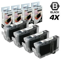 Kanon kompatibilan CLI8BK SET crnih standardnih spremnika za prinos uključuje: Black 0620B002