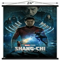 Marvel Shang-Chi i legenda o deset prstenova-službeni zidni plakat s magnetskim okvirom u jednom listu, 22.375 34