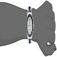 Ženski plavi plastični sat Od plastike sa srebrnim biranjem pokret: kvarc
