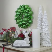 Zeleni 3-Završni nelomljivi božićni vijenac bez svjetla