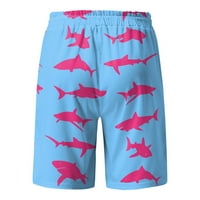 Muške kratke hlače za plažu Ljeto Proljeće Ljeto Casual kratke hlače sportske hlače za plažu s printom i džepovima