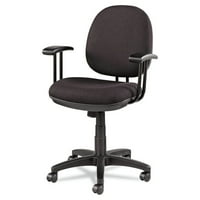 Stolna stolica s okretnim mehanizmom za naginjanje serije, može izdržati do 1 kg, visina sjedala od 18,42 do 23,46, Crna