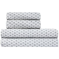 Set posteljine od organskog pamuka s velikim brojem niti-ugrađena plahta, ravna plahta, jastučnica-hotelska kvaliteta otporna