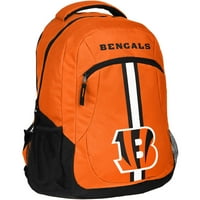 Zauvijek kolekcionari NFL Cincinnati Bengals Action Stripe logotip ruksak