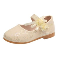 Ljetne dječje sandale Ležerne cipele za djevojčice ravni potplat biserna vrpca cvijet kuka petlja ležerni stil Veličina 28