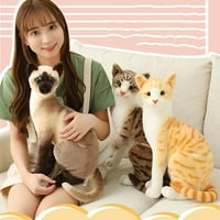 Simulacija dizajn mačka plišani mekani jastuk jastuk životinja dekor kauč dječja igračka