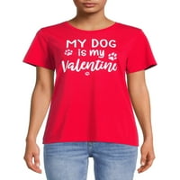 Način proslave Ženske majice s uzorkom Valentinova za pse