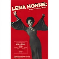 Posterazzi snimaju Lenu Horn-brodvejski poster filma dama i njezina glazba - u
