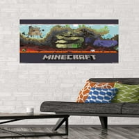 Zidni poster sa svijetom Minecrafta, 22.375 34