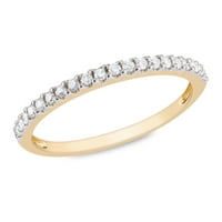 Jubilarni prsten od žutog zlata s dijamantom od 10 karata