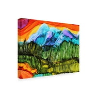 Zaštitni znak likovne umjetnosti čarobna planina, ulje na platnu Michelle McCullough