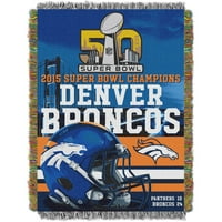 48 60 Denver Broncos Super Bowl prvaci Tapiserija