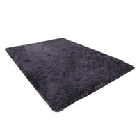 Perivi pahuljasti tepih pravokutni protuklizni umjetni mekani plišani čupavi tepih za dom, spavaću sobu, dnevni boravak