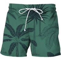 Muške rastezljive brzosušeće kupaće gaće na vezicama na havajskom odmoru Zalazak sunca ljetne prozračne kratke hlače za plažu s digitalnim