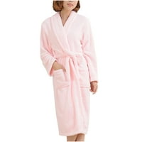 Ogrtač Donje Rublje ogrtač za kupanje ženske i muške flanelske pidžame s kapuljačom ogrtač duga pidžama kućna odjeća za ljubavnike