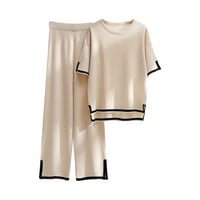 Top-Top, Ženska majica bez rukava, Plus size, lumen ispod ženskih ljetnih hlača, majica kratkih rukava s printom, ležerno dvodijelno