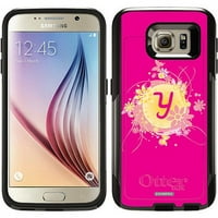 Funky cvjetni Y dizajn na slučaju Otterbo Commuter serije za Samsung Galaxy S6