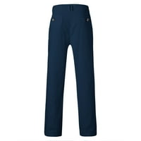 Teretne hlače Muške casual sportske izolirane hlače s pamučnim džepovima, višebojne higijenske hlače velike veličine