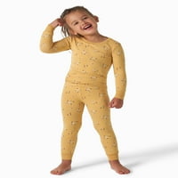 Moderni trenuci Gerber Toddler Girl Usp Fitter Pidamas Set, 2-komad, veličine 12m-5T