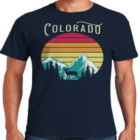 Grafička America State of Colorado USA Zbirka grafičke majice za muškarce